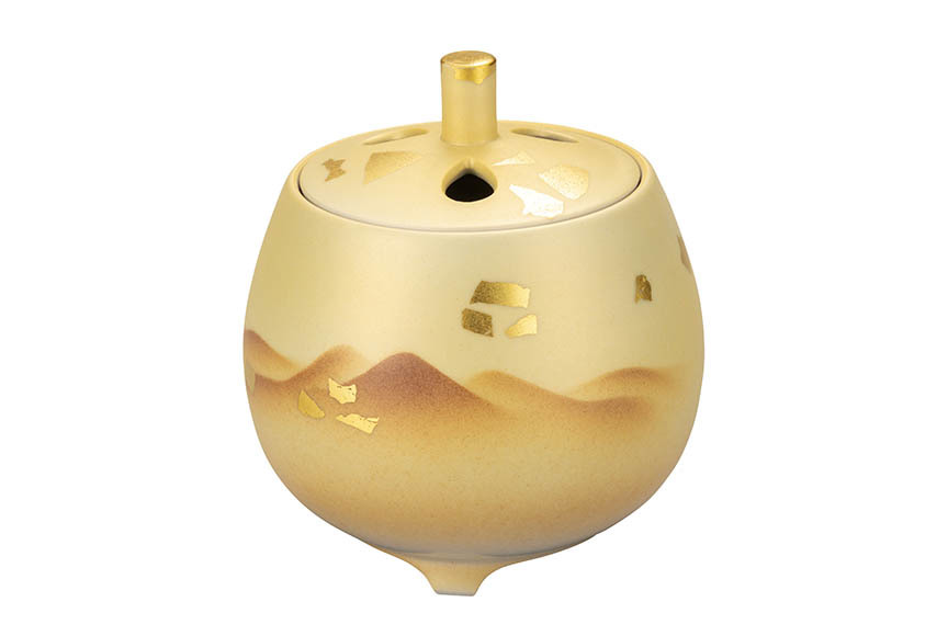 3.5号香炉・金彩連山