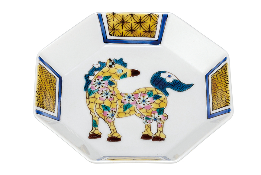 5号8角皿・十二支午