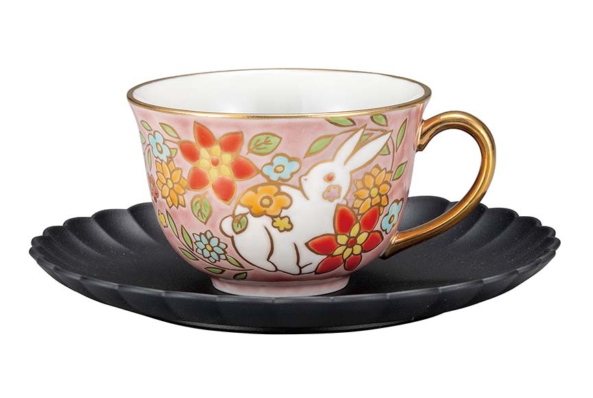 カップ&ソーサー・白兎